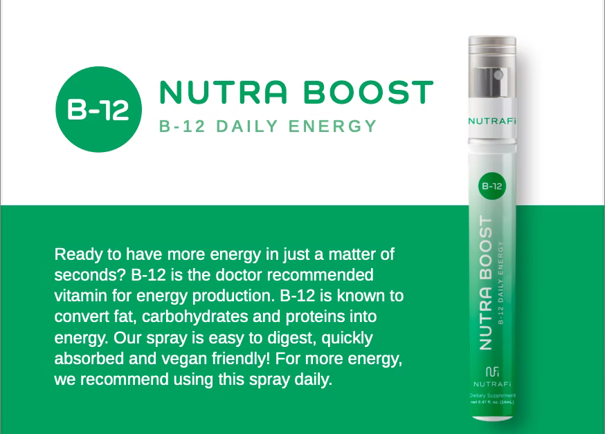 Nutra Boost Daily Energy Spray