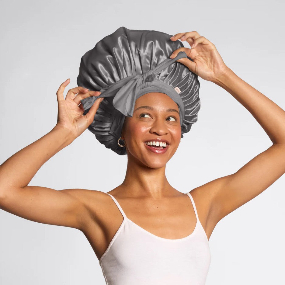 Oversized Satin Bonnet