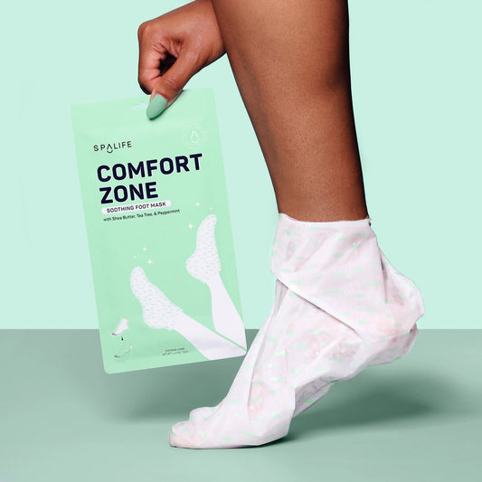 Comfort Zone Soothing Foot Mask with Shea Butter & Tea Tree- 1 pair