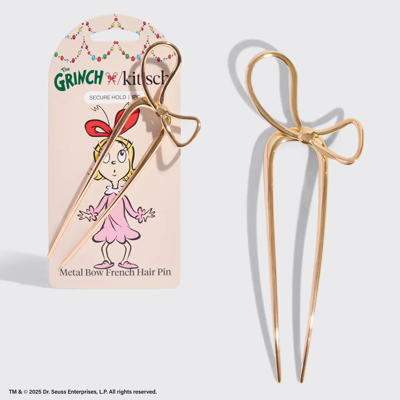 Grinch Hair Pin