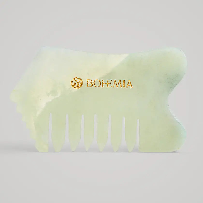 Jade Gua Sha Face/Comb
