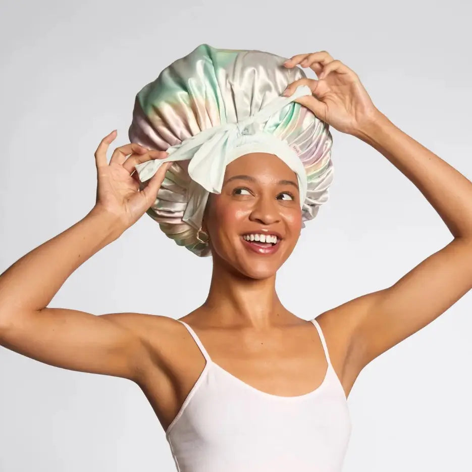 Oversized Satin Bonnet