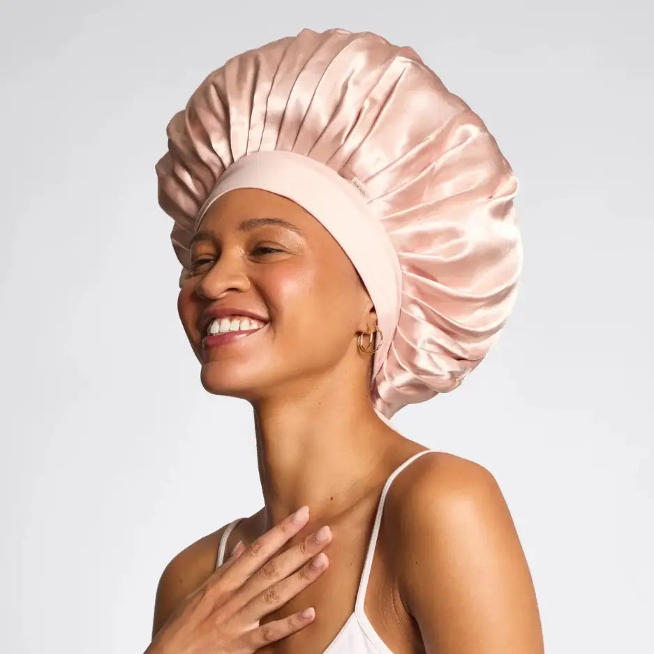 Oversized Satin Bonnet